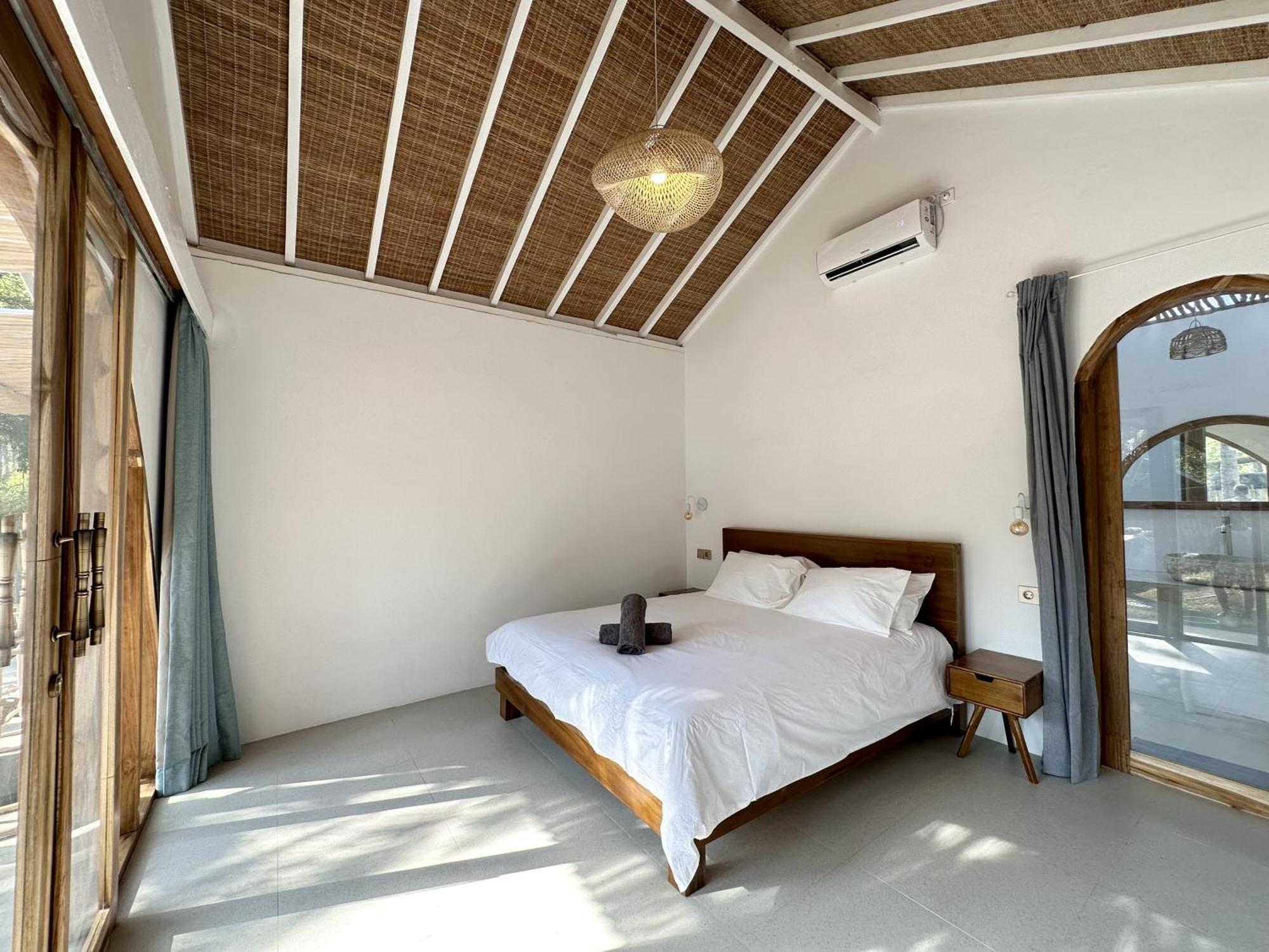 Rumah Canaria Bungalow Gili Trawangan Luaran gambar
