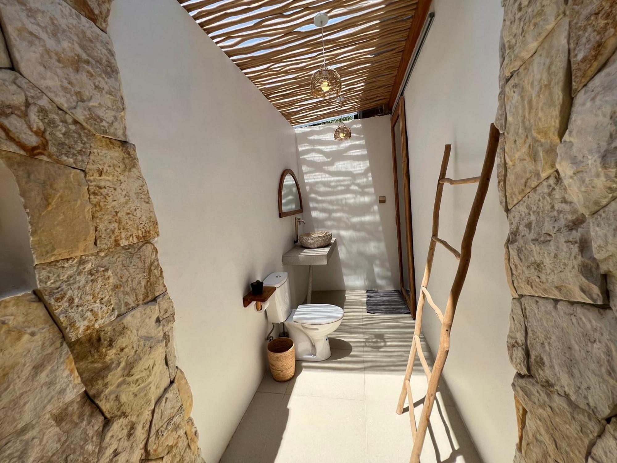 Rumah Canaria Bungalow Gili Trawangan Luaran gambar