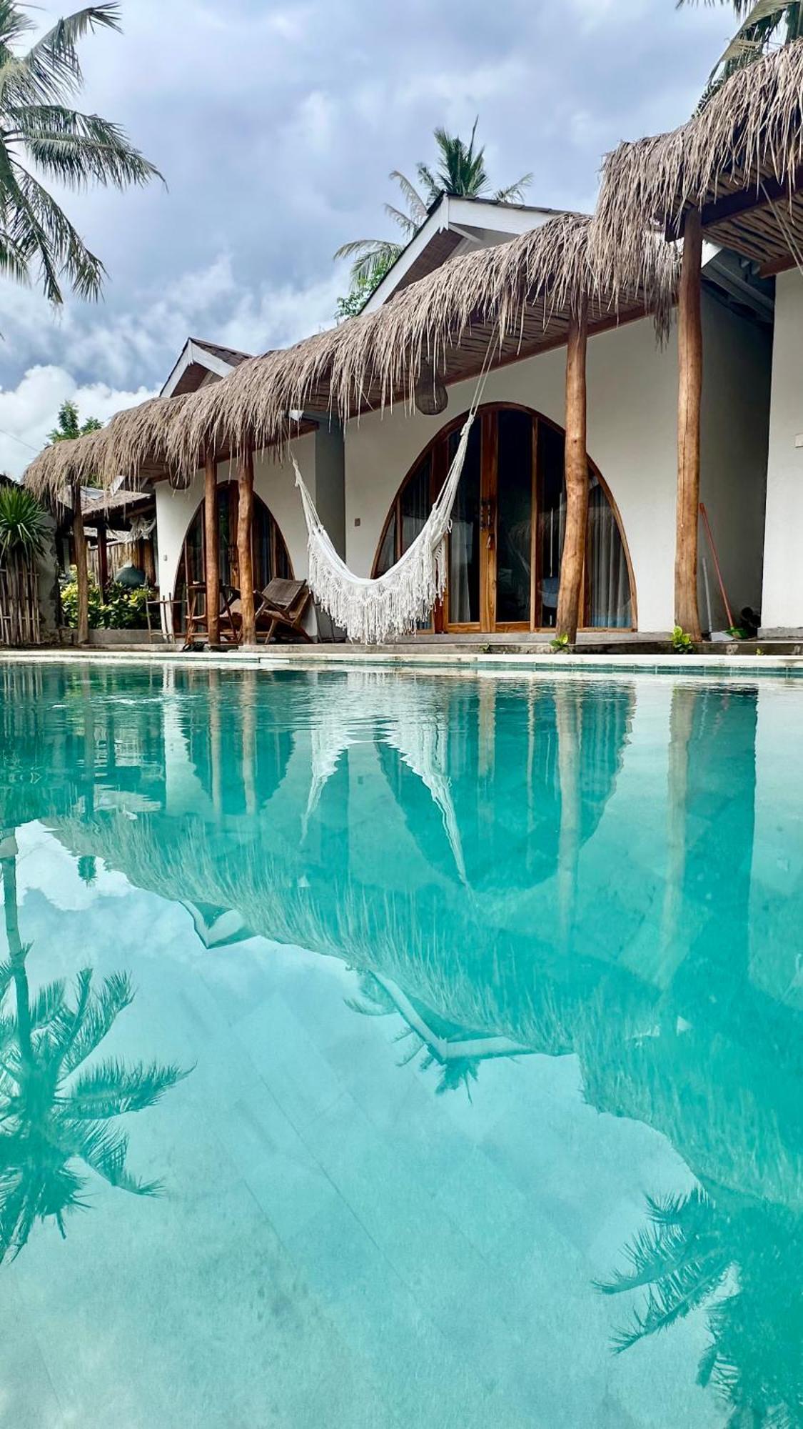 Rumah Canaria Bungalow Gili Trawangan Luaran gambar